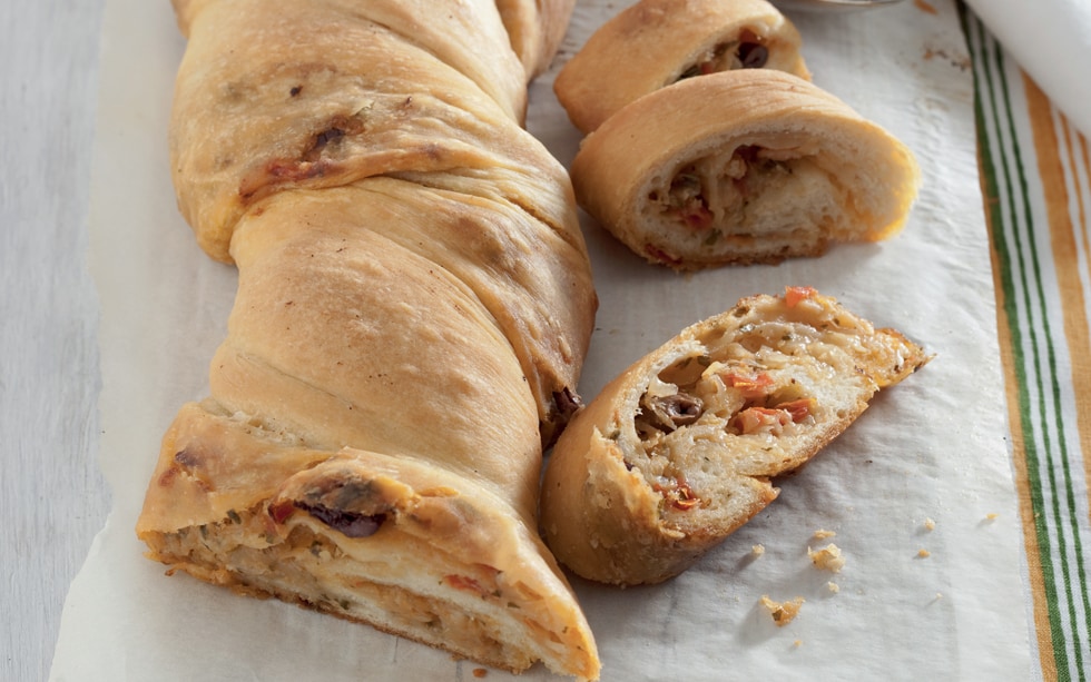 Sfogliata arrotolata alle cipolle ricetta