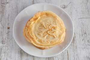 Preparazione Torta di crêpes al dulce de leche  - Fase 3