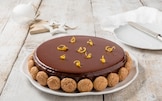 Torta glassata di amaretti e caffè