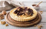 Torta salata con radicchio al miele di bosco