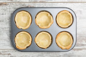 Preparazione Cestini salati con mazzancolle e cavoletti di Bruxelles  - Fase 1