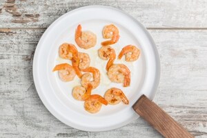 Preparazione Cestini salati con mazzancolle e cavoletti di Bruxelles  - Fase 2