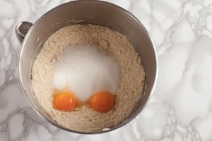 Preparazione Corona di biscotti di Natale - Fase 1