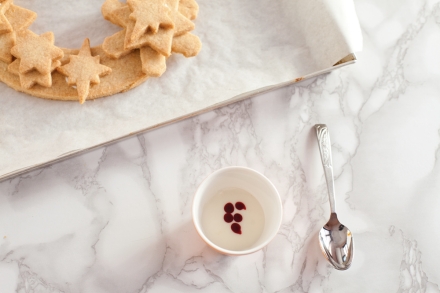 Preparazione Corona di biscotti di Natale - Fase 6 Preparazione Corona di biscotti di Natale - Fase 6