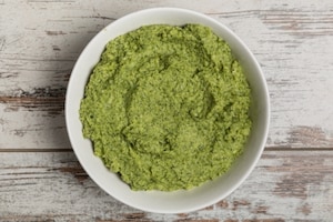 Preparazione Flan di broccoli e porri croccanti con salmone affumicato - Fase 1