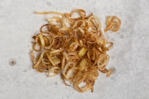 Preparazione Flan di broccoli e porri croccanti con salmone affumicato - Fase 2