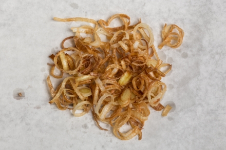 Preparazione Flan di broccoli e porri croccanti con salmone affumicato - Fase 2 Preparazione Flan di broccoli e porri croccanti con salmone affumicato - Fase 2