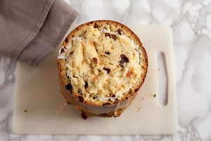 Preparazione Panettone ripieno - Fase 3