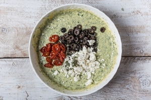 Preparazione Plumcake salato agli spinaci con feta e pomodori secchi - Fase 3