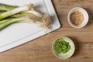 Preparazione Pollo teriyaki con riso basmati e cipollotto fresco - Fase 2