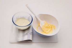 Preparazione Rotolo di biscotti al cioccolato bianco - Fase 1