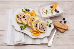 Preparazione Rotolo di biscotti al cioccolato bianco - Fase 3