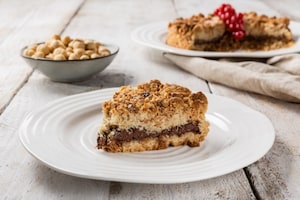 Preparazione Sbriciolata veloce di amaretti e cioccolato - Fase 3