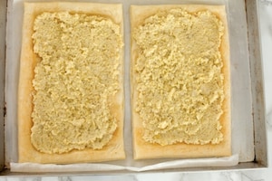 Preparazione Torta salata al gorgonzola e bacon - Fase 3