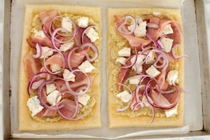 Preparazione Torta salata al gorgonzola e bacon - Fase 3