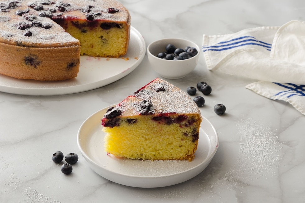 Torta soffice ai mirtilli ricetta