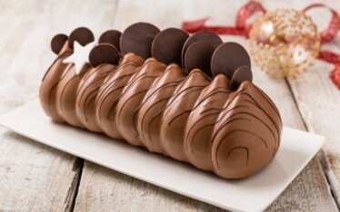 Tronchetto al cioccolato e arancia