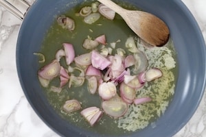 Preparazione Vol au vent al prosciutto, Brie e Cognac - Fase 1