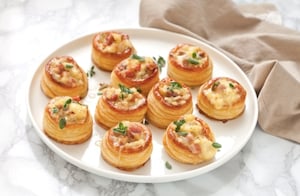 Preparazione Vol au vent al prosciutto, Brie e Cognac - Fase 3