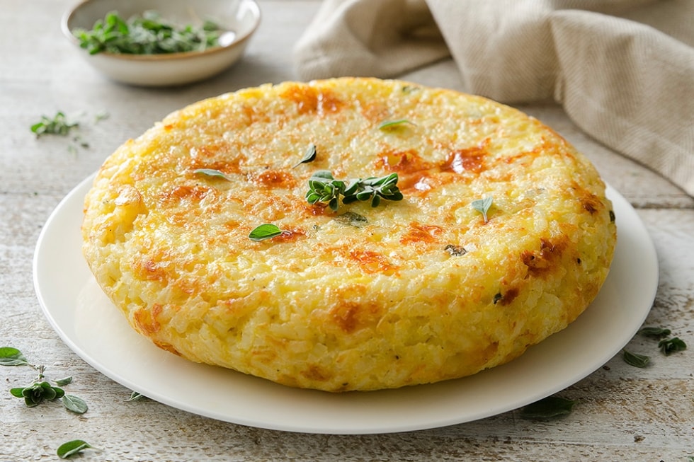 Frittata di riso ricetta