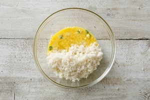 Preparazione Frittata di riso - Fase 2