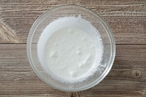 Preparazione Pancake al tè Matcha - Fase 1