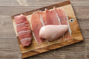 Preparazione Petto di pollo in padella - Fase 1