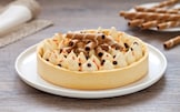 Crostata con namelaka al cioccolato bianco e vaniglia