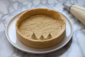 Preparazione Crostata con namelaka al cioccolato bianco e vaniglia - Fase 5