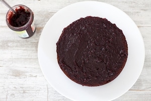 Preparazione Torta al cioccolato e frutti di bosco - Fase 5