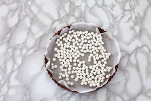 Preparazione Torta al cioccolato e more - Fase 3