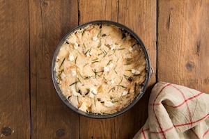 Preparazione Torta di pane e frutta (Miascia) - Fase 2