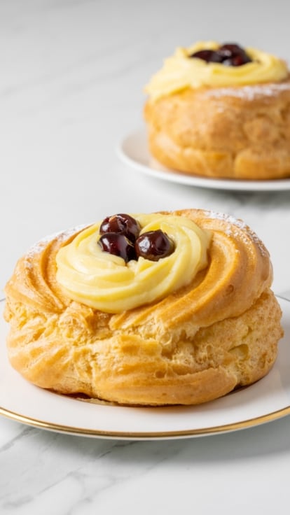 Zeppole di San Giuseppe al forno