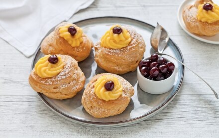 Preparazione Zeppole di San Giuseppe al forno - Fase 4