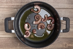 Preparazione Zuppa di ceci e polpo - Fase 2