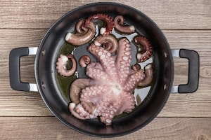 Preparazione Zuppa di ceci e polpo - Fase 2