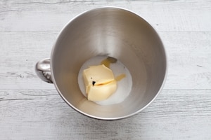 Preparazione Biscotti al caramello salato - Fase 1