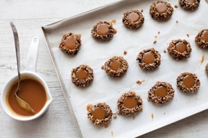 Preparazione Biscotti al caramello salato - Fase 5