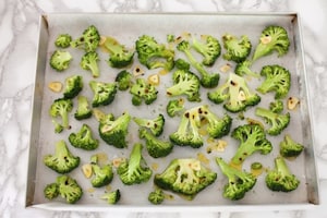 Preparazione Broccoli croccanti al forno - Fase 2
