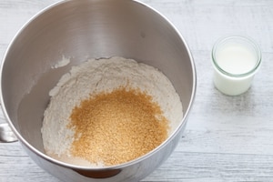 Preparazione Focaccia dolce - Fase 1