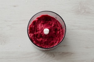 Preparazione Hummus di barbabietole - Fase 2