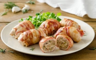 Involtini di tacchino ripieni