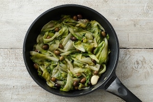 Preparazione Scarola in padella - Fase 2