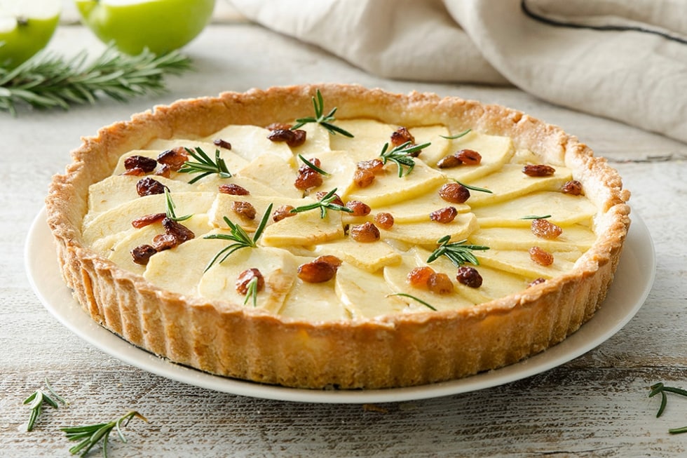 Torta alle mele e frangipane ricetta