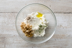 Preparazione Trofie speck e noci - Fase 1