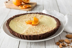 Preparazione Crostata al cacao profumata all'arancia - Fase 4