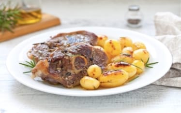 Ossibuchi di tacchino al forno