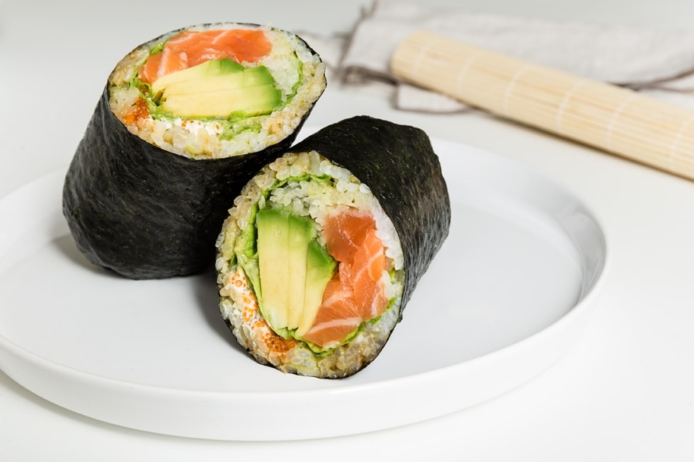 Sushi burrito ricetta