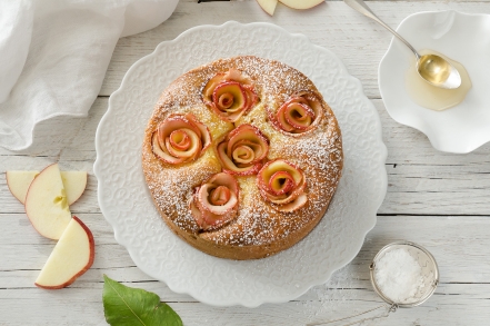 Preparazione Torta di mele con roselline - Fase 5 Preparazione Torta di mele con roselline - Fase 5