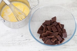 Preparazione Torta ganache al cioccolato - Fase 3
